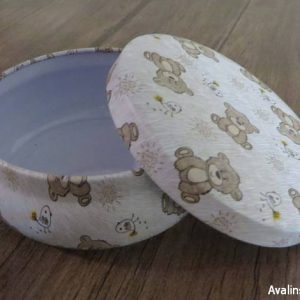 جعبه کادویی فلزی قندونی