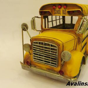 اتوبوس مدرسه فلزی دکوری و تزئینی 8458 