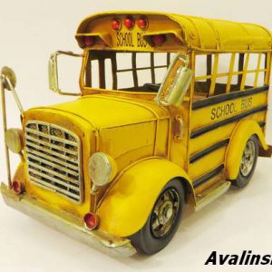 اتوبوس مدرسه فلزی دکوری و تزئینی 8458 