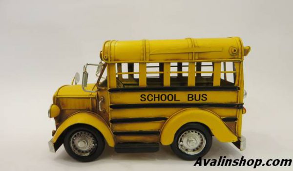 اتوبوس مدرسه فلزی دکوری 8555