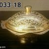 قندان برنجی بیضی بزرگ