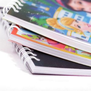 دفترچه یادداشت سیمی با جلد سه بعدی